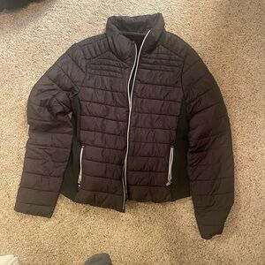 Ci Sono Women's Dark Brown Puffer Jacket